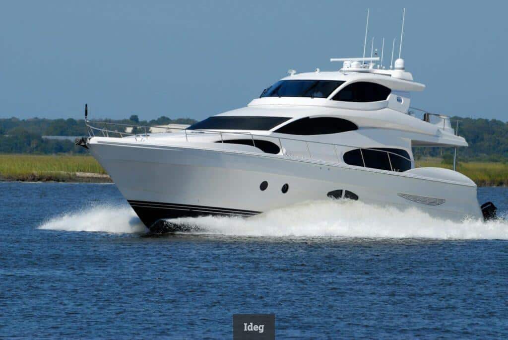 White Yacht on Running on Blue Body of Water during Daytime